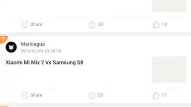 Captura de tela de Xiaomi Community 5