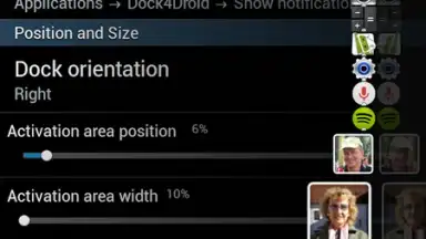 Captura de tela de Dock4Droid 10