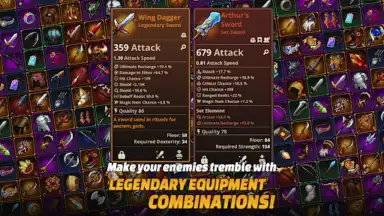 Captura de tela de Loop Dungeon: Idle RPG 2