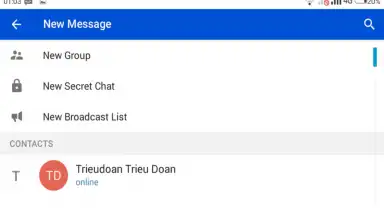 Captura de tela de NEW MESSENGERAPP 2