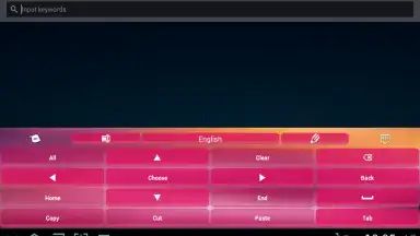 Captura de tela de Pink Keyboard 6