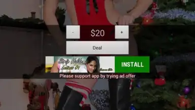 Captura de tela de Sexy Strip Blackjack Christmas 2