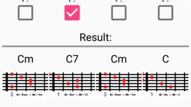 Captura de tela de Chords Transposer Free 2
