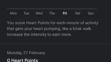 Captura de tela de Google Fit 8