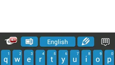Captura de tela de Keyboard for Galaxy S4 6