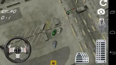 Captura de tela de Car Parking Winter 3D 8