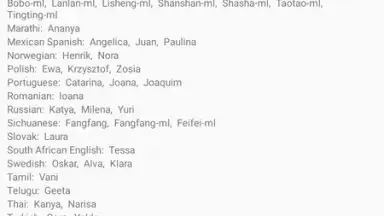 Captura de tela de Vocalizer TTS Voice 10