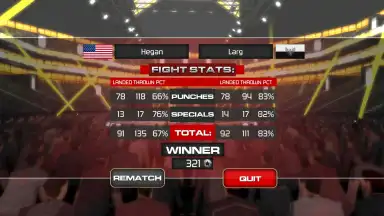 Captura de tela de MMA Fighting Clash 3