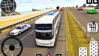Captura de tela de Coach Bus Driving - Bus Games 2