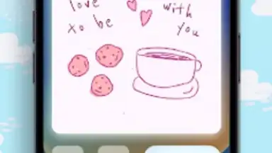 Captura de tela de Loveit: Note & Lockit Widget 5