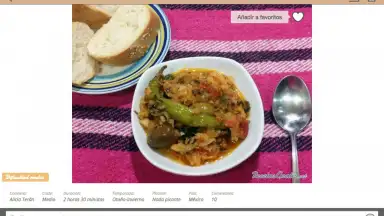 Captura de tela de Recetas Mexicanas 14