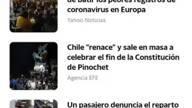 Captura de tela de Yahoo Lite 1