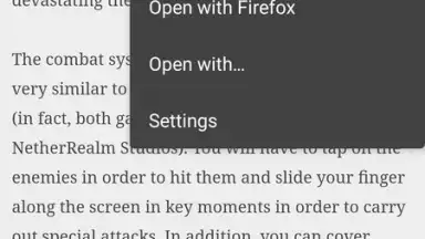 Captura de tela de Firefox Focus 5