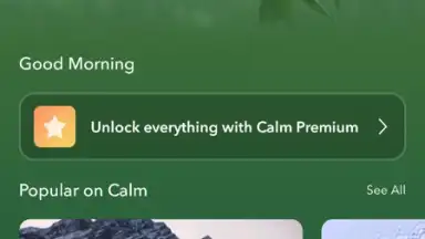 Captura de tela de Calm - Sleep, Meditate, Relax 1