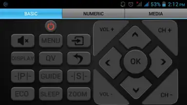 Captura de tela de Videocon IR Remote 1