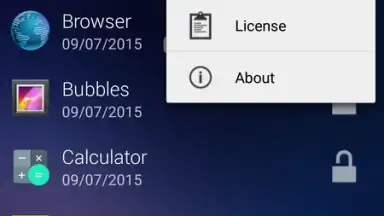 Captura de tela de AppLock Master 3