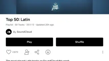 Captura de tela de SoundCloud 4