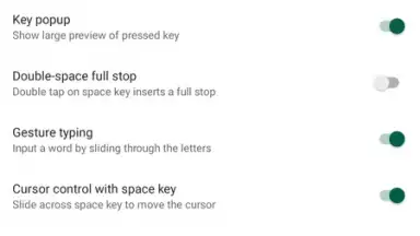 Captura de tela de Telugu Keyboard 17