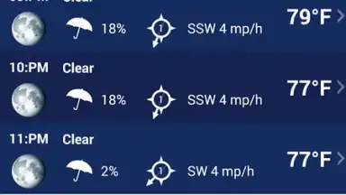 Captura de tela de Weather XL PRO 15