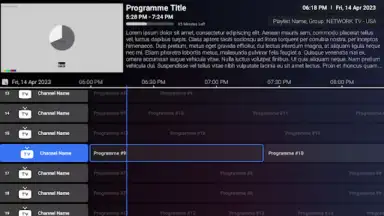 Captura de tela de iMPlayer 7