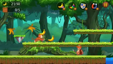 Captura de tela de Jungle Monkey Run 8