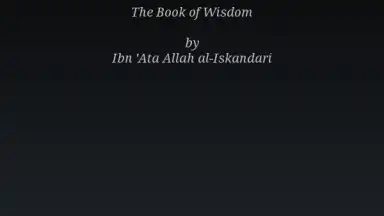 Captura de tela de Kitab Al Hikam-Ibnu Athoillah 5