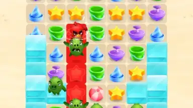 Captura de tela de Angry Birds Match 9