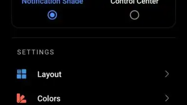 Captura de tela de Mi Control Center 4