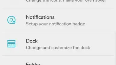 Captura de tela de Flick Launcher 3