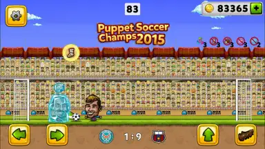 Captura de tela de Puppet Soccer Champions 2015 6