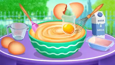 Captura de tela de Ice Cream Shop Cone Maker Game 5