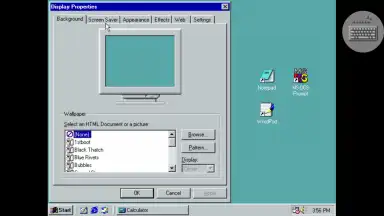 Captura de tela de Win 98 Simulator 6