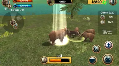 Captura de tela de Wild Bear Simulator 3D 1
