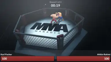Captura de tela de MMA Manager 9