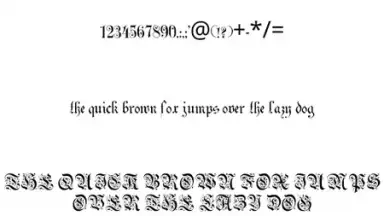 Captura de tela de Gothic Fonts 50 6