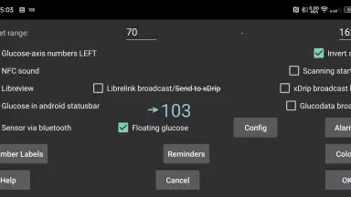 Captura de tela de Juggluco 11
