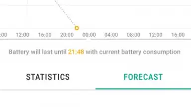 Captura de tela de Kaspersky Battery Life 3