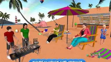 Captura de tela de Virtual Family Summer Vacation 16