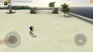 Captura de tela de Stickman Skate Battle 5