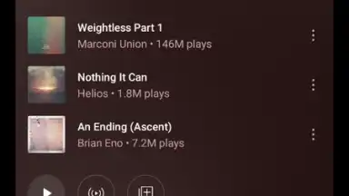 Captura de tela de YouTube Music (Android TV) 13