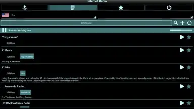 Captura de tela de Internet Radio 1