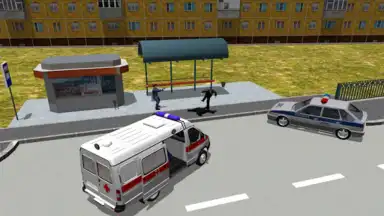 Captura de tela de Ambulance Simulator 3D 4