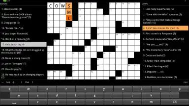 Captura de tela de Crossword Puzzle 4