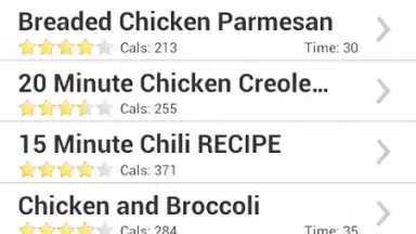 Captura de tela de Healthy Recipes - SparkRecipes 1