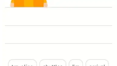 Captura de tela de Duolingo 3