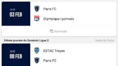 Captura de tela de Paris FC 15