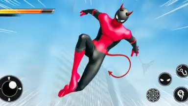 Captura de tela de Spider Rope Hero - Flying Hero 3