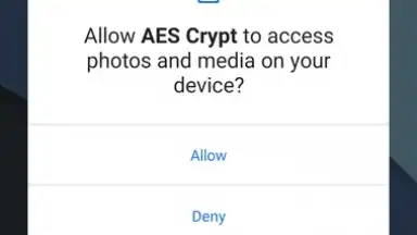 Captura de tela de AES Crypt 5