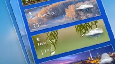 Captura de tela de Local Weather Widget 6