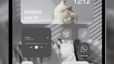 Captura de tela de Themes, Widgets & Icon changer 12